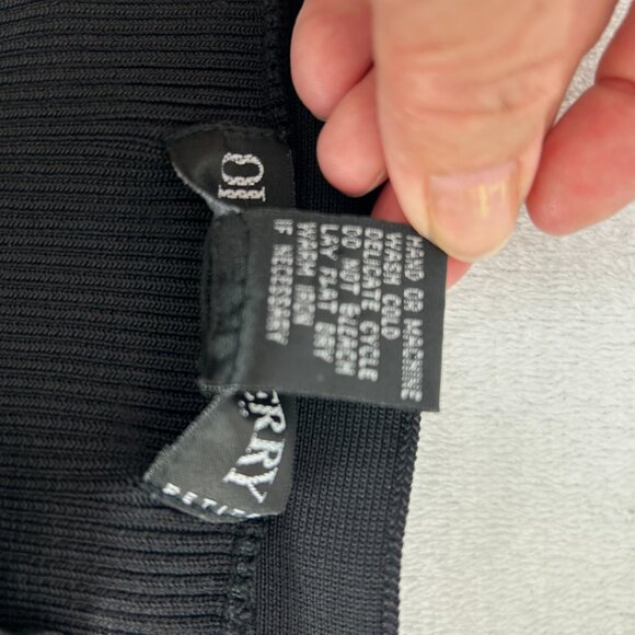 Oliver Perry Women's Knitwear Silk Blend Long Sleeve Shirt Black Size Medium p - Picture 9 of 10